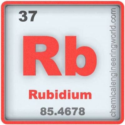  Rubidium ! Un Élément Rare Terre avec des Propriétés Exceptionnelles pour l'Optoélectronique et les Horloges Atomiques